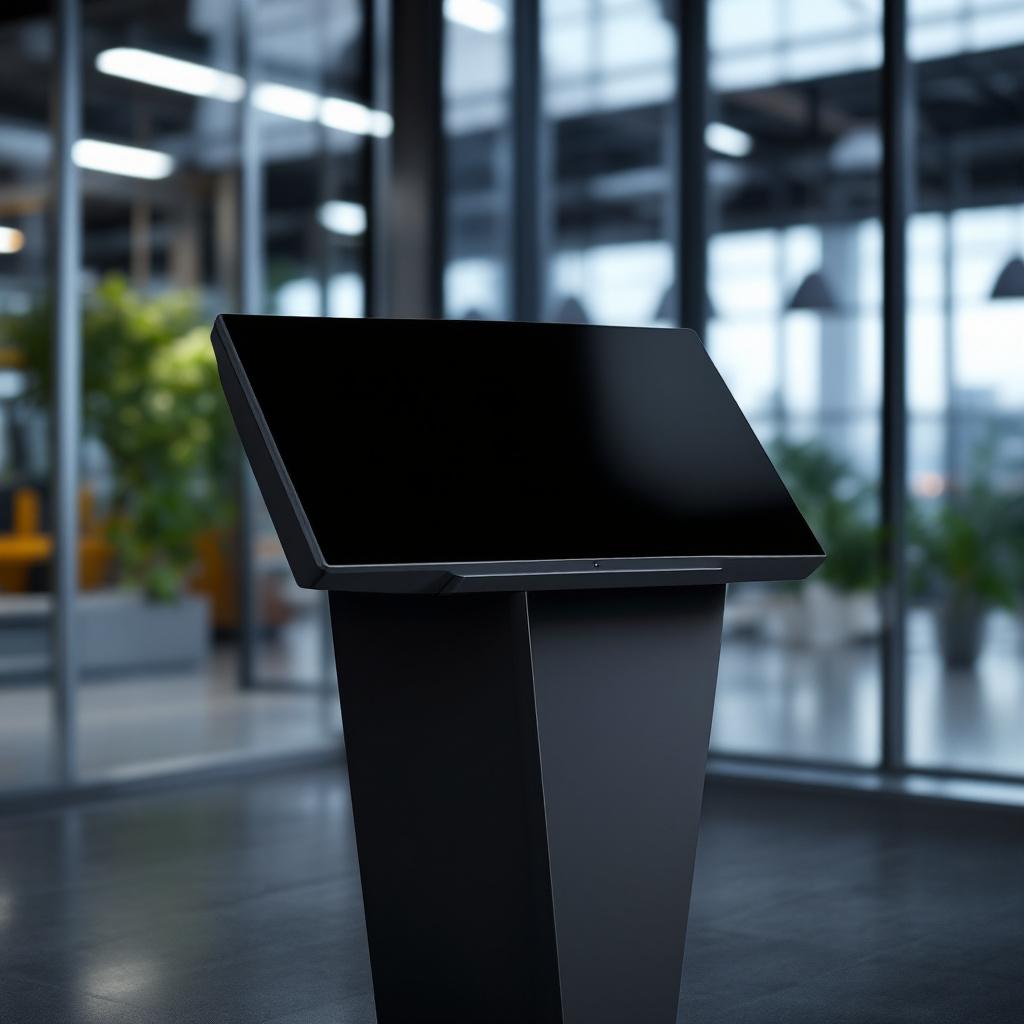 Podiums con pantalla