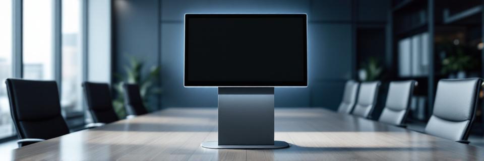 Podiums con pantalla