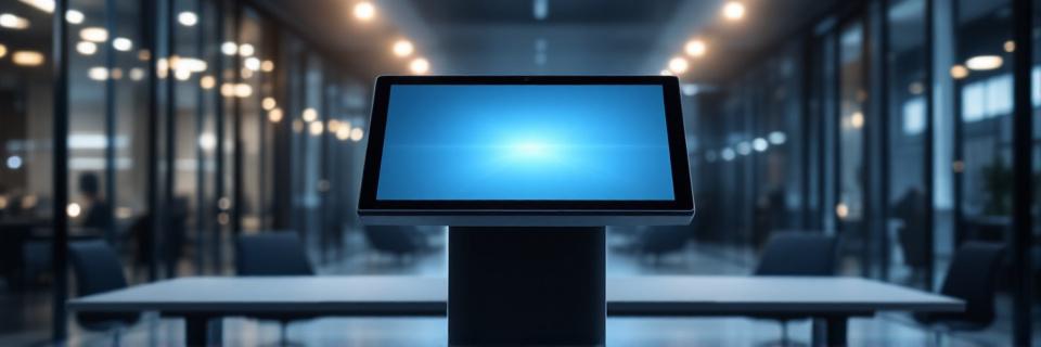 Podiums con pantalla