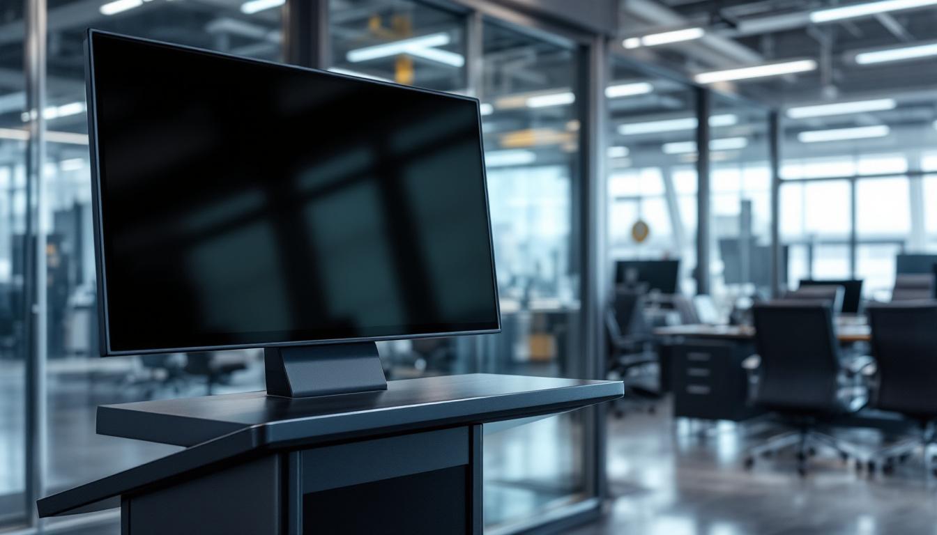 Podiums con pantalla